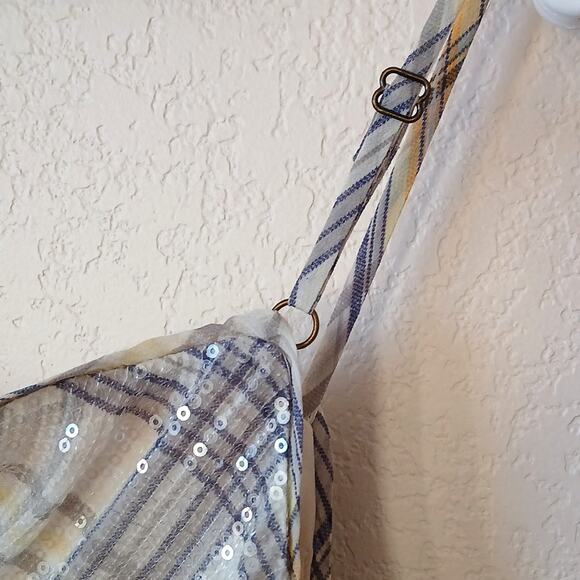 W by Worth sequin plaid tank designer dress NEW - Picture 7 of 8